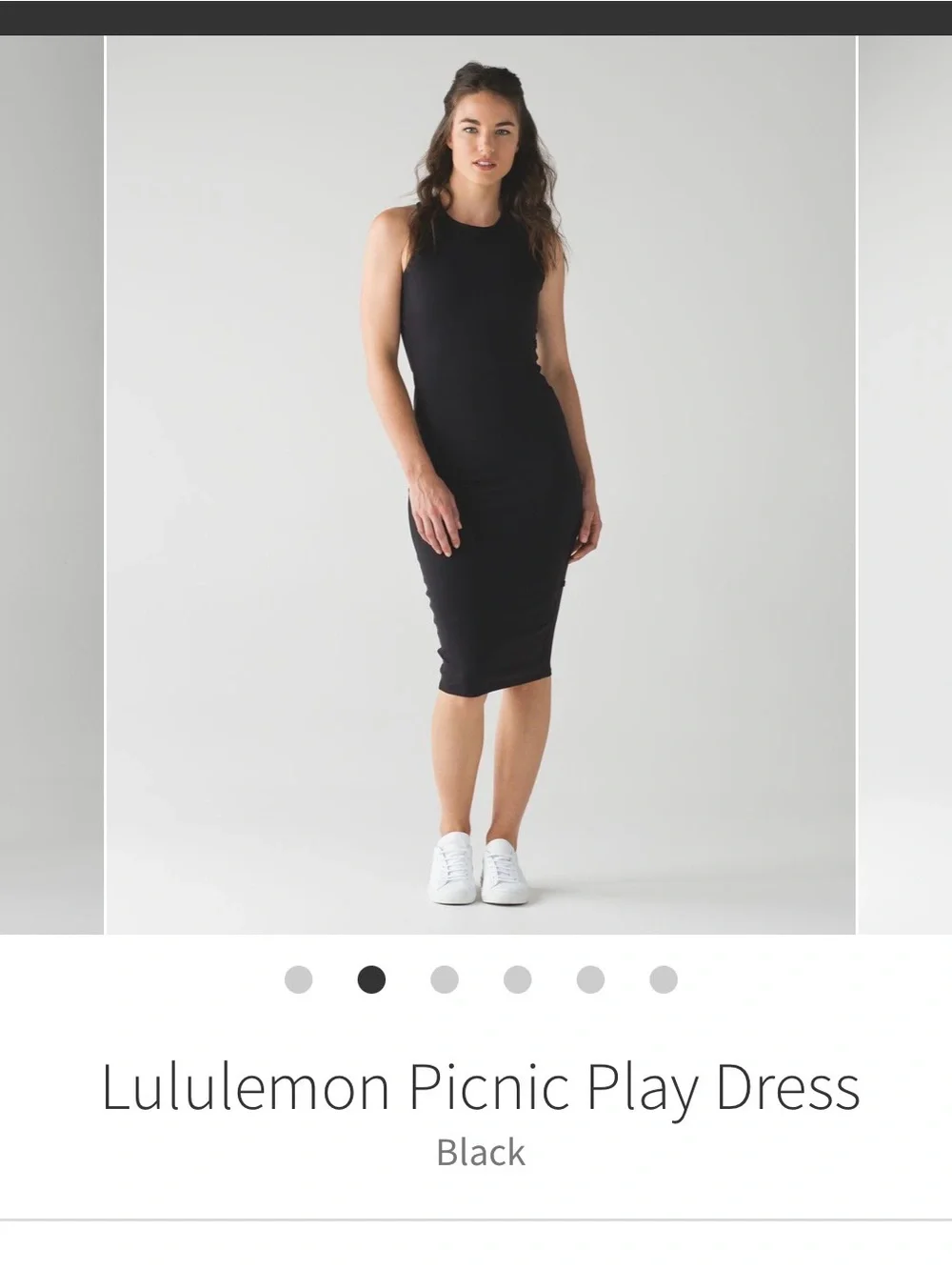 Lululemon Picnic Play Dress Black midi